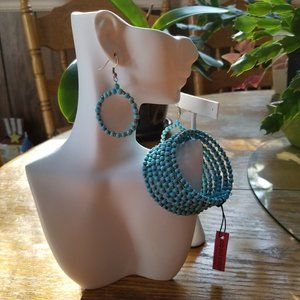 about color BRACELET & EARRINGS SET